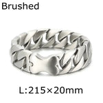 HAOYI Mens Stainless Steel Bracelet - Stylish Jewelry for Everyday Wear - Buzzastore