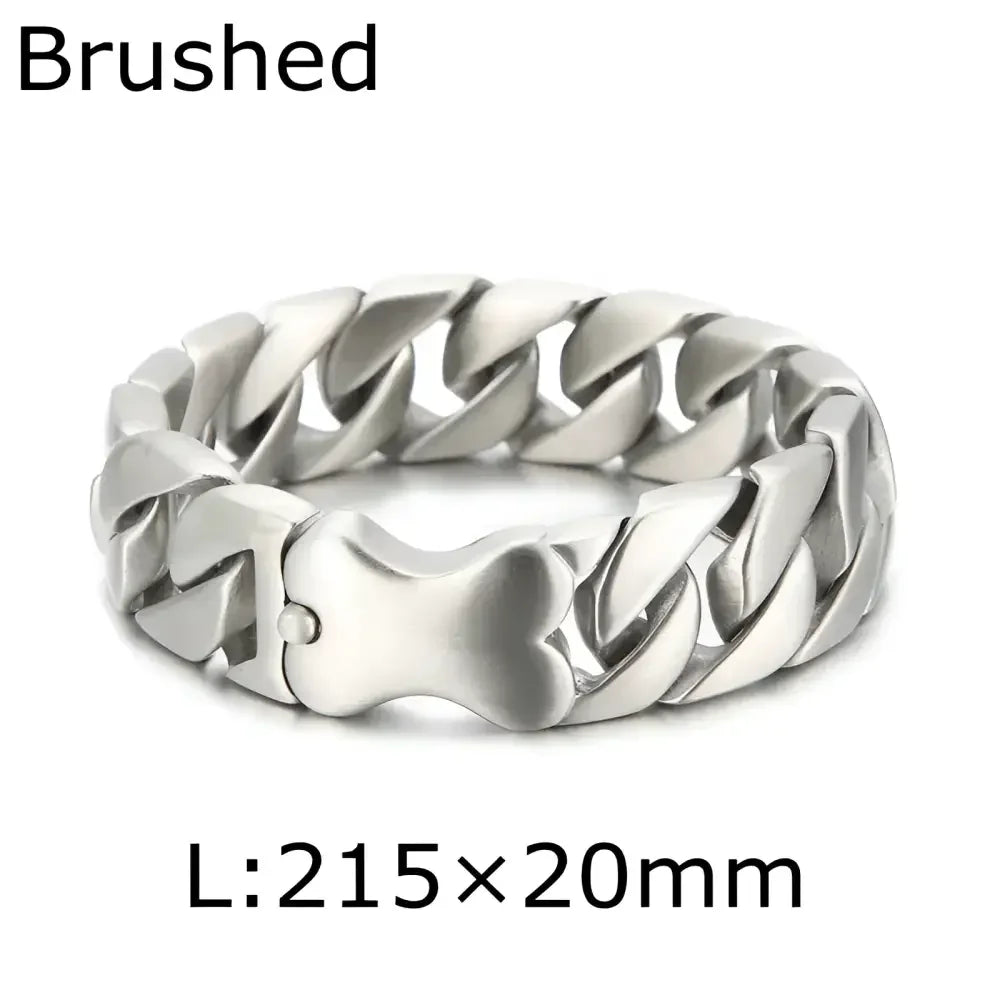 HAOYI Mens Stainless Steel Bracelet - Stylish Jewelry for Everyday Wear - Buzzastore