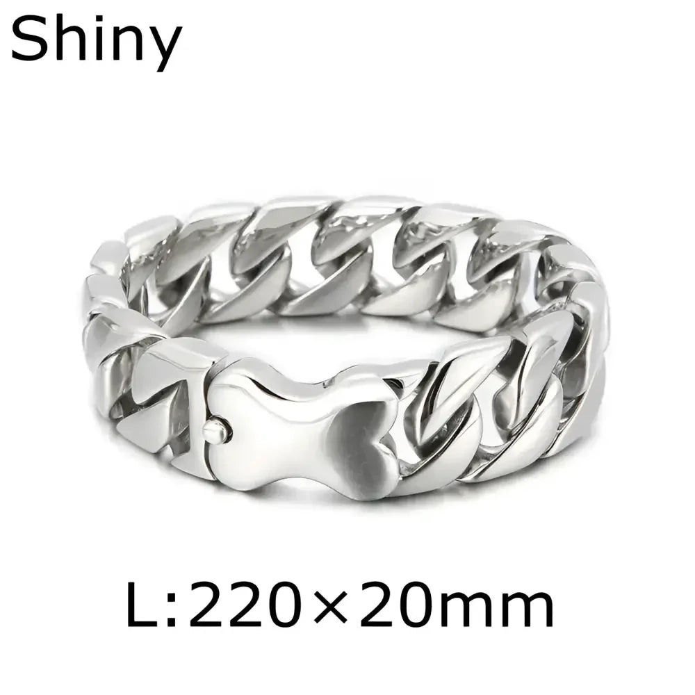 HAOYI Mens Stainless Steel Bracelet - Stylish Jewelry for Everyday Wear - Buzzastore