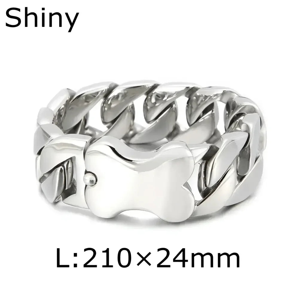 HAOYI Mens Stainless Steel Bracelet - Stylish Jewelry for Everyday Wear - Buzzastore