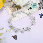 925 Silver Charm Bead Bracelet for Women Elegant Wedding Jewelry - Buzzastore
