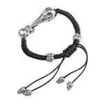 925 Silver Hip Hop Skull Bracelet for Men - Stylish and Edgy Accessory - Buzzastore