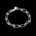 925 Sterling Silver Chain Bracelet for Women - Elegant Wedding Party Jewelry Gift - Buzzastore