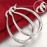 925 Sterling Silver Classic Earrings for Women - Elegant Jewelry for Weddings and Parties - Buzzastore