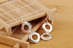 925 Sterling Silver Square Earrings for Women - Elegant Fashion Jewelry Luxury Gift - Buzzastore