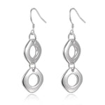 925 Sterling Silver Square Earrings for Women - Elegant Fashion Jewelry Luxury Gift - Buzzastore