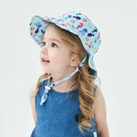 Summer Sun Hats for Babies Kids 0-8 Years - Stylish UV Protection for Girls Boys - Buzzastore
