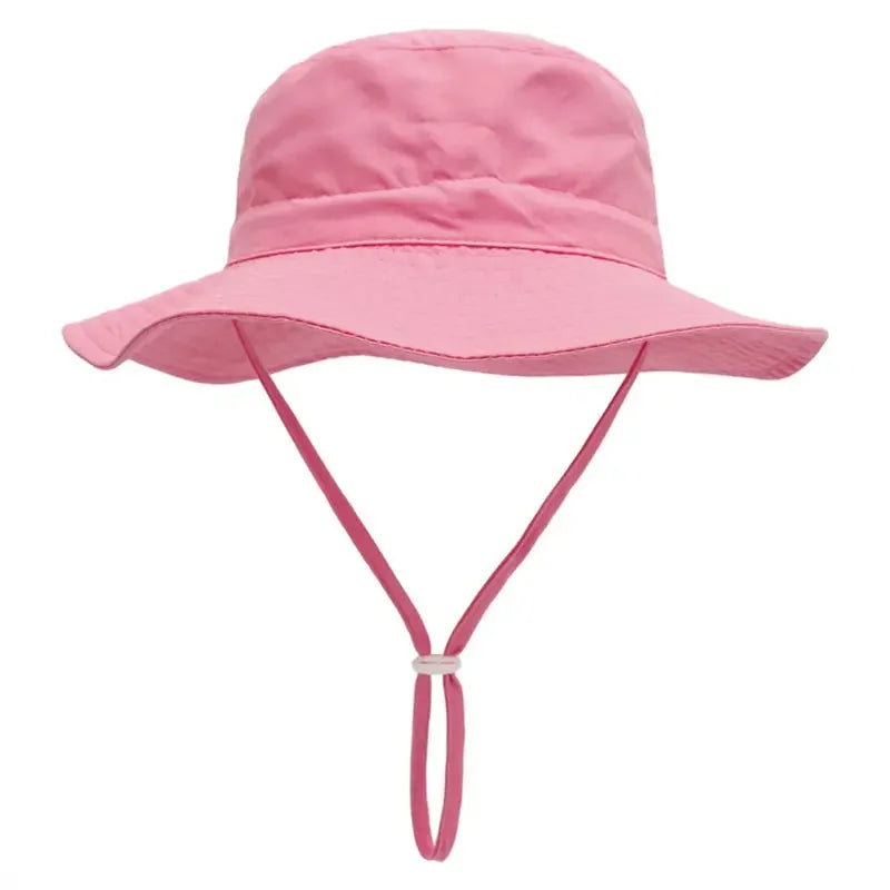 Summer Sun Hats for Babies Kids 0-8 Years - Stylish UV Protection for Girls Boys - Buzzastore