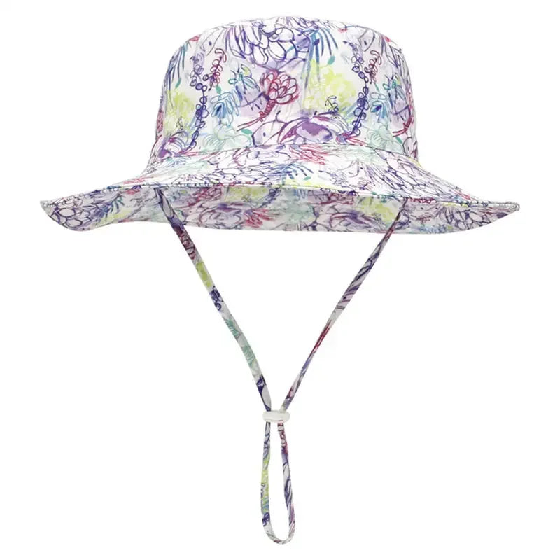 Summer Sun Hats for Babies Kids 0-8 Years - Stylish UV Protection for Girls Boys - Buzzastore