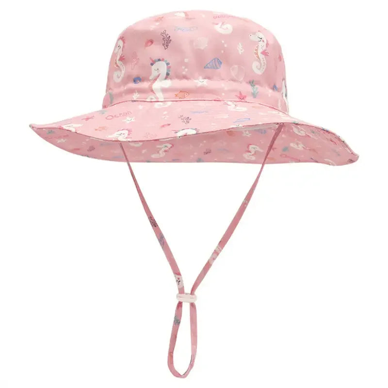 Summer Sun Hats for Babies Kids 0-8 Years - Stylish UV Protection for Girls Boys - Buzzastore