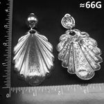 Big Matte Finish Eardrop Earrings for Women - Elegant Jewelry for Weddings and Parties - E000312 - Buzzastore