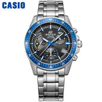 Casio Silver Chronograph Business Watch - Elegant Timepiece for Professionals - Buzzastore