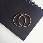 Big Circle Hoop Earrings for Women - Trendy Retro Metal Jewelry - Buzzastore