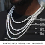 Iced Out Hip Hop Necklace Chain for Men - Stylish Bling Jewelry - Buzzastore