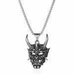 Hip-Hop Style Mens Necklace with Vintage Pearl Drop Pendant - Stainless Steel Alloy Accessory - Buzzastore