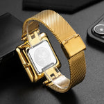 Classic Stainless Steel Couple Watch - Waterproof Quartz Wristwatch for Men Women - Buzzastore