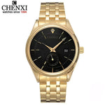 CHENXI Mens Stainless Steel Quartz Watch - Elegant Timepiece for Any Occasion - Buzzastore
