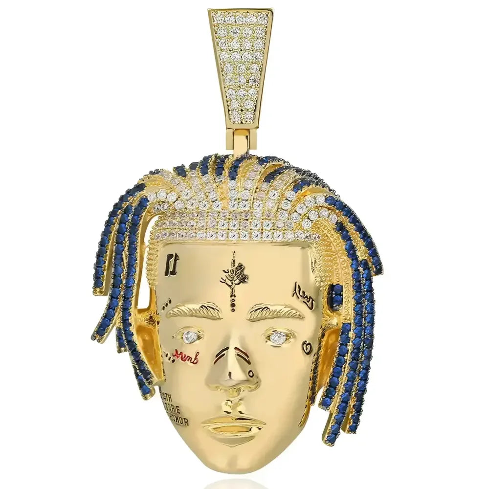 Mens Hip-Hop Rock Pendant Necklace - Stylish Jewelry for Bold Fashion Statements - Buzzastore