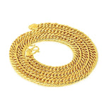 24K Gold Filled Necklace for Men Women - 10mm Solid Gold Jewelry - Buzzastore