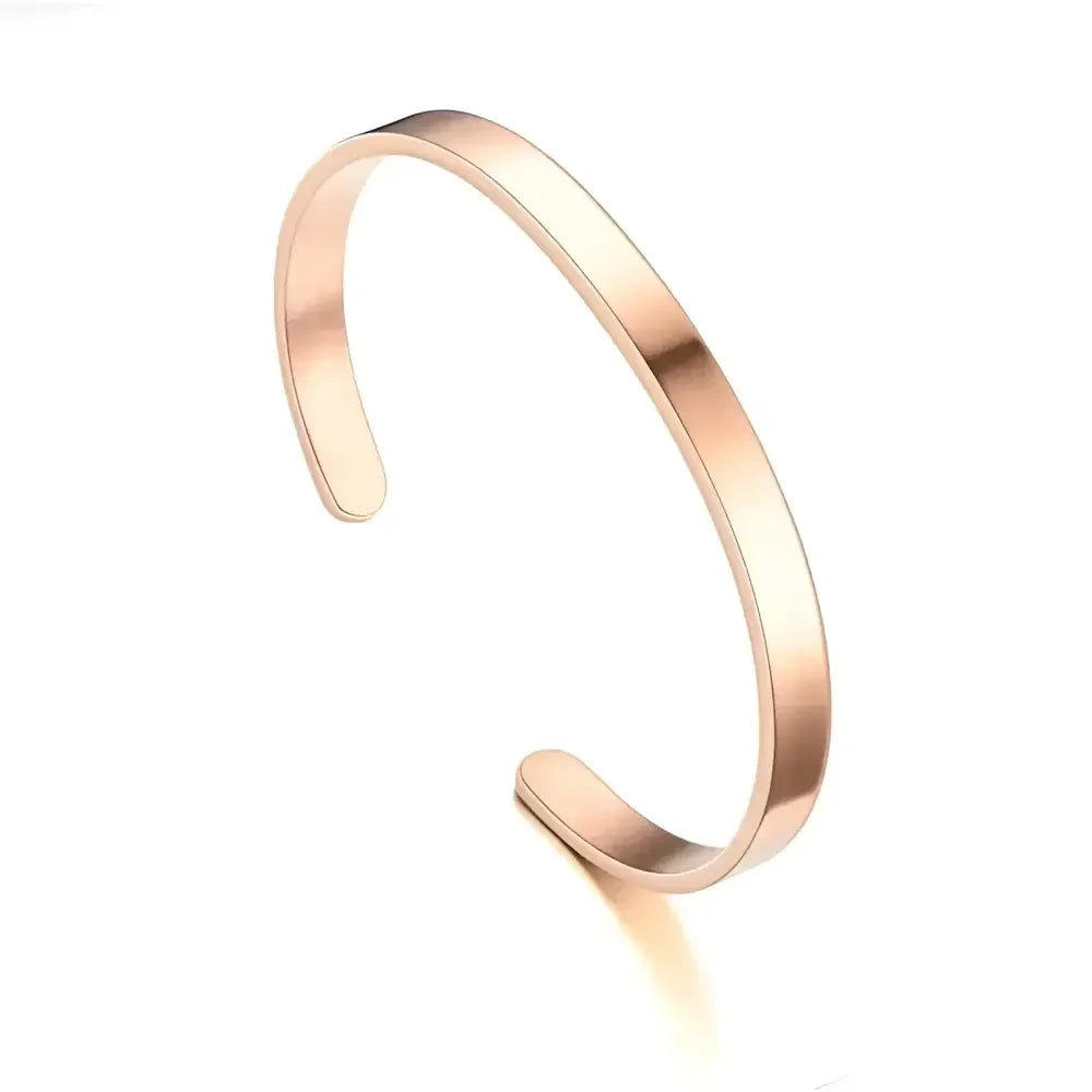 Stainless Steel Cuff Bracelet - Elegant Luxury Accessory for Any Occasion - Buzzastore