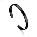 Stainless Steel Cuff Bracelet - Elegant Luxury Accessory for Any Occasion - Buzzastore