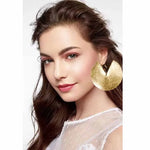 Big African Hammer Tribal Earrings for Women - Extra Oversized Boho Jewelry - Buzzastore