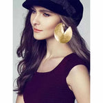 Big African Hammer Tribal Earrings for Women - Extra Oversized Boho Jewelry - Buzzastore