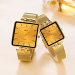 Classic Stainless Steel Quartz Couple Watch - Waterproof Mens and Womens Fashion Timepiece for Business and Casual Wear - Buzzastore