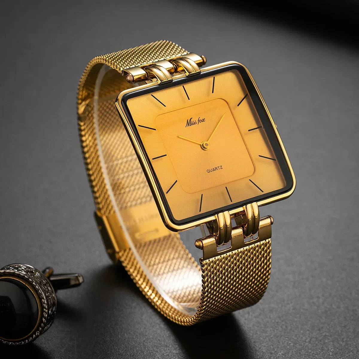 Classic Stainless Steel Quartz Couple Watch - Waterproof Mens and Womens Fashion Timepiece for Business and Casual Wear - Buzzastore