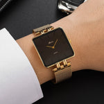 Classic Stainless Steel Quartz Couple Watch - Waterproof Mens and Womens Fashion Timepiece for Business and Casual Wear - Buzzastore