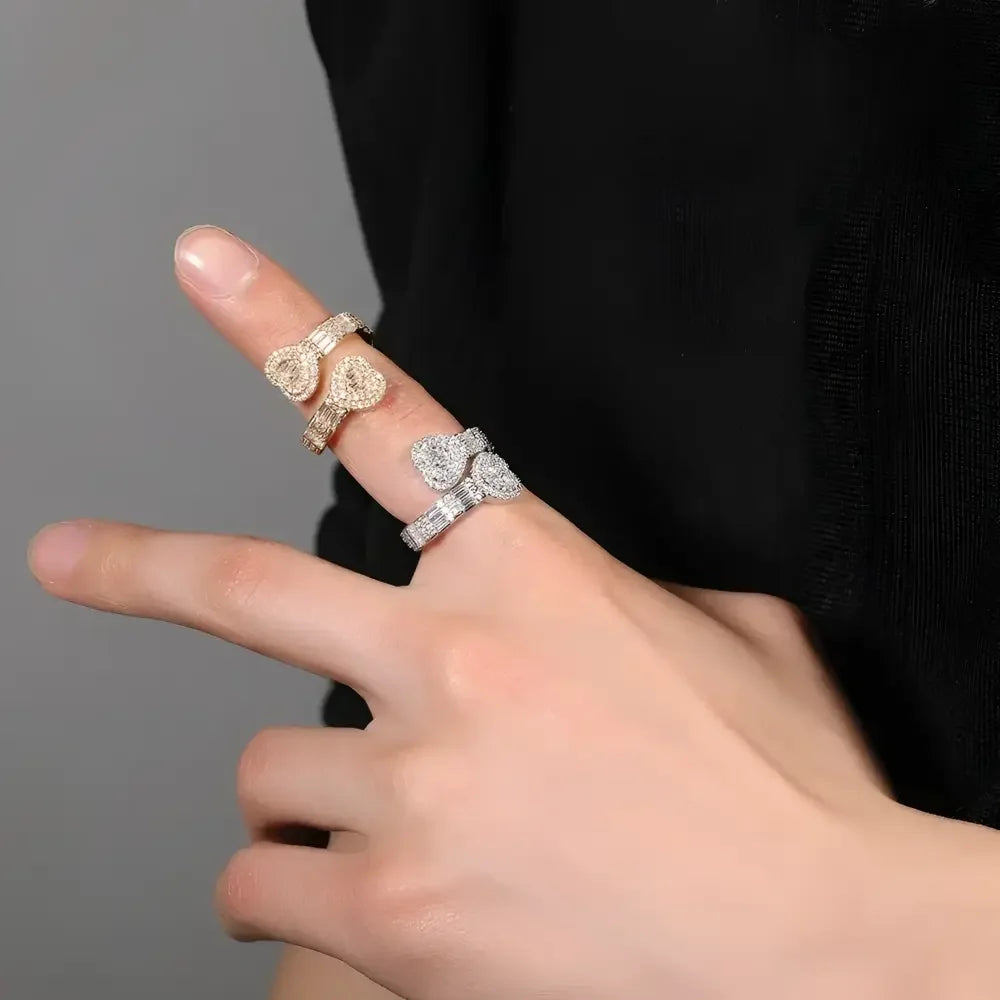 JZH903 Cocktail Ring - Elegant Bling King Accessory for Stunning Style - Buzzastore