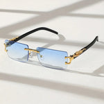 Classic Frameless Casual Glasses for Men - Timeless Style Comfort - Buzzastore