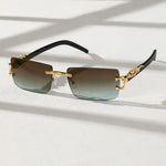 Classic Frameless Casual Glasses for Men - Timeless Style Comfort - Buzzastore