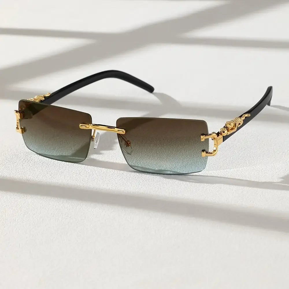 Classic Frameless Casual Glasses for Men - Timeless Style Comfort - Buzzastore