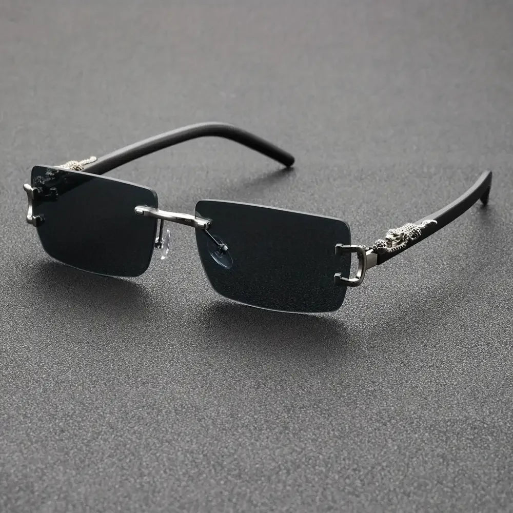 Classic Frameless Casual Glasses for Men - Timeless Style Comfort - Buzzastore