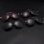 Polarized Sunglasses for Men Women Stylish Large Frame Fashion Eyewear - Buzzastore