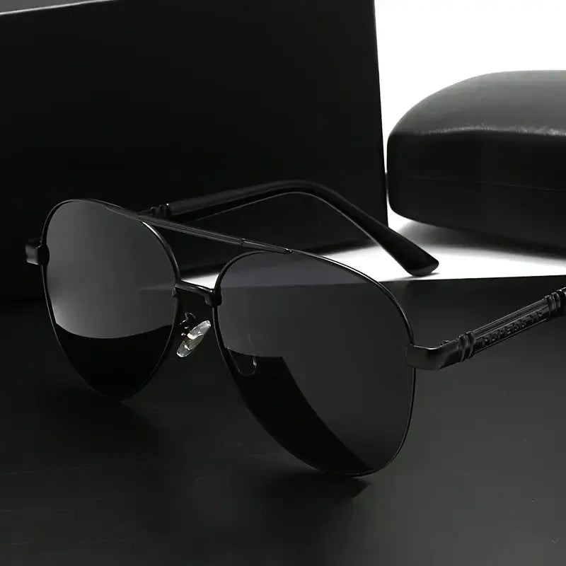 Polarized Sunglasses for Men Women Stylish Large Frame Fashion Eyewear - Buzzastore