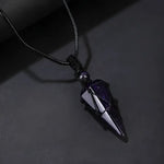 Natural Amethyst Pendant Necklace - Elegant Stone Jewelry Accessory - Buzzastore