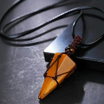 Natural Amethyst Pendant Necklace - Elegant Stone Jewelry Accessory - Buzzastore