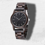 Handmade Vintage Wooden Quartz Watch for Men - Stylish Customizable Natural Wood Design - Buzzastore
