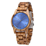 Handmade Vintage Wooden Quartz Watch for Men - Stylish Customizable Natural Wood Design - Buzzastore