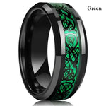 Celtic Dragon Stainless Steel Ring for Men Bold and Unique Design - Buzzastore