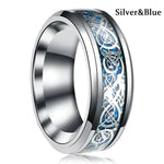 Celtic Dragon Stainless Steel Ring for Men Bold and Unique Design - Buzzastore
