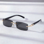 Gradient Rectangular Sunglasses - Stylish Sun Shades for Men Women - Buzzastore
