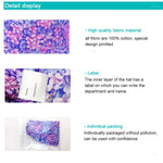 Adjustable Flower Print Scrubs Hat for Women - Ideal for Health Workers Beauty Salons and Pet Stores - Buzzastore