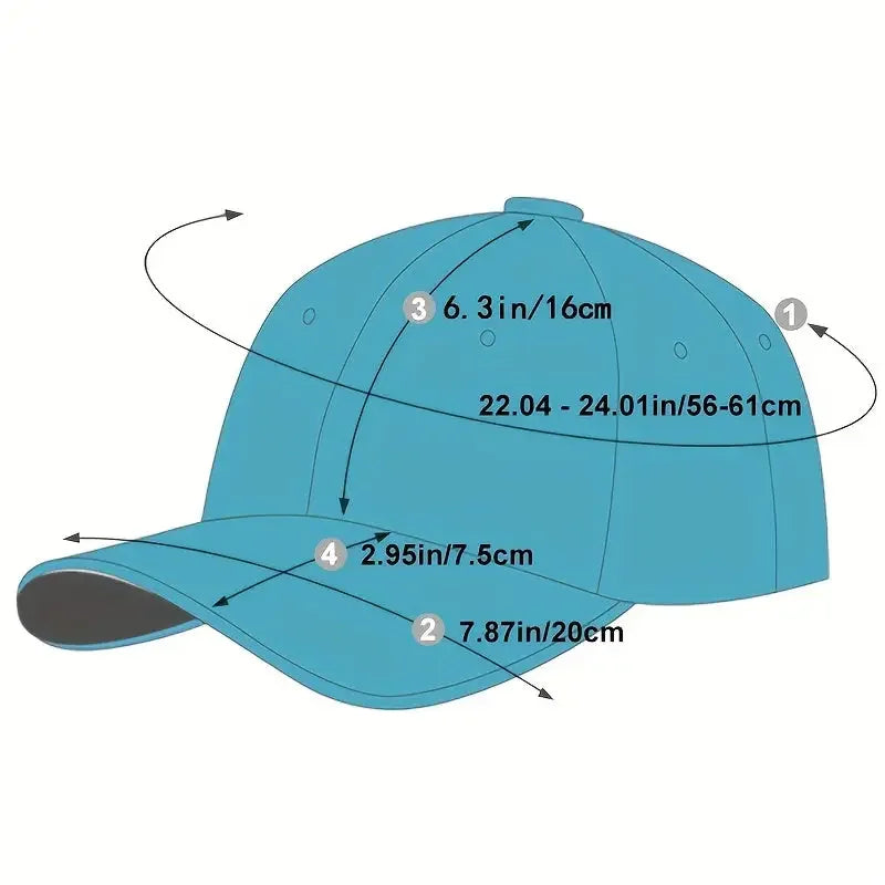 Unisex Smiling Face Embroidery Baseball Cap for Casual Style - Buzzastore
