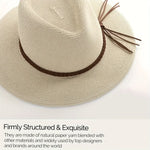 Classic Panama Fedora with Braided Belt Detail - Buzzastore