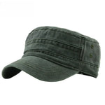 Mens Flat-topped Casual Baseball Cap - Trendy Summer Sun Hat - Buzzastore