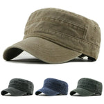 Mens Flat-topped Casual Baseball Cap - Trendy Summer Sun Hat - Buzzastore