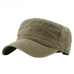 Mens Flat-topped Casual Baseball Cap - Trendy Summer Sun Hat - Buzzastore